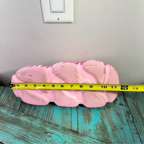 Champion Pink Mellow Squish Swirl Slide Platform Sandals Size 10 - Picture 9 of 9